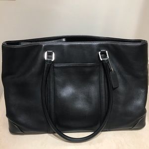COACH Leather Black Handbag